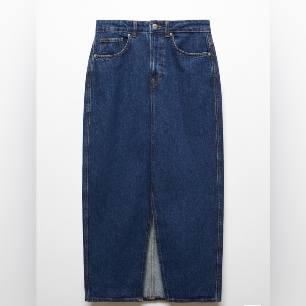 Blue Denim Skirt